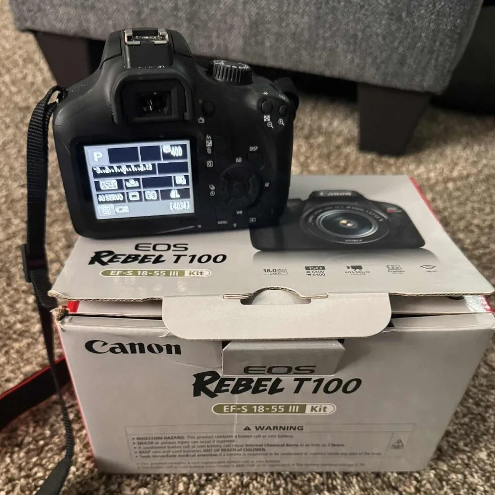 Canon Rebel EOS T100 Camera